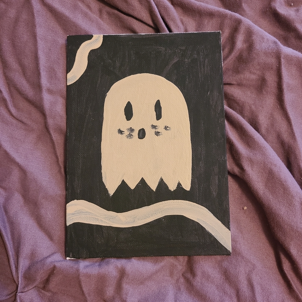Handmade Ghost Painting